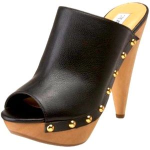 Steve Madden Daynty Clog Black Size 6.5